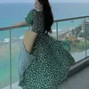 Vetement Femme Moda Rahat Yaz Elbise Kadın Kore Zarif Vestidos Robe Femme Sukienki Damskie Ropa Mujer 210514