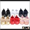 Born Girls Boucle en cuir Pu Big Bow Summer Princess Party Wedding Girl 9Joec Bspr6