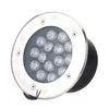 2021 15 W LED Outdoor Ground Garden Floor Underground Burowana lampa Lampka Lekka AC 85-265V Wodoodporna