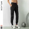 Lululu Nefes Alabilir Spor Pantolon Giysileri Kadın Joggers Hızlı Kuru İnce Gevşek Koşu Eğitim Fitness Tayt Dokuz Noktalı Cep Gündelik Pantolon