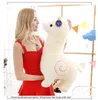 Creative Alpaca Plush Toy Doll Alpaca Pillow Cute Doll Ragdoll Pluszowe Zabawki Sleeping Pillow Dzieci Christmas Prezenty Prezenty Urodzinowe 187 T2