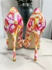 캐주얼 디자이너 섹시한 레이디 패션 여성 신발 멀티 낙서 특허 가죽 뾰족한 발가락 Stiletto 스트리퍼 하이힐 Zapatos Mujer Prom 이브닝 펌프 12cm