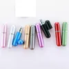 Perfume Bottle Party Favor Aluminium Anodized Compact Atomizer 9 Colors Travel Refillable Fragrance Makeup Spray Bottles 5ml YL604