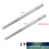 2 Pairs/Set Chinese Stylish Metal Chopsticks Non-Slip Stainless Steel Chop Sticks Set Reusable Food Sticks Kitchen Sushi Sticks Factory price expert design Quality