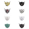 2021 Adult masks 3D dog digital printing anti-dust ice silk texture can put filter element male and female protective mask