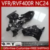 Kit corpo per HONDA RVF400R VFR400 R NC24 V4 VFR400R 87-88 Carrozzeria 78No.49 RVF VFR 400 RVF400 R 400RR Movistar blk 87 88 VFR400RR VFR 400R 1987 1988 Carenatura moto