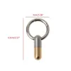 Portable Stainless Steel Unboxing Cutter Sharp Capsule Tiny Cutting Tools Key Ring Keychain Box Opener EDC Tools G1019