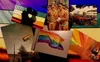 レインボーフラッグ3x5ft 90x150cm LGBTフラグバナーポリエステルカラフルなレインボーフラグ屋外装飾バイセクシャルPansexual Garden Flags