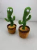 Stuffed plant Music Simulation soft Plush Doll 120 English Songs Dance cactus Toys M3469-1