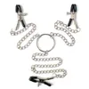 NXY Vuxna leksaker 1 pc Metal Sexig Nippel Bröstklämma Kedjeklämmor Halsband Sex för Kvinnor Koppla 1207