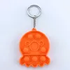 nieuwste octopus dinosaurus beer push pop bubble sleutelhanger poo-its fidget Speelgoed Decompressie Speelgoed sleutelhanger Anti Stress Angst Relief Bellen Board sleutelhanger