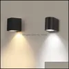 Lampada da parete Home Deco El Forniture Giardino Impermeabile Indoor Outdoor 5W Led Light Surface Mouted Applique in alluminio per Decor Portico Illuminazione Drop