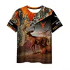 uomini caccia t-shirt