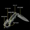 Titan Ion wielofunkcyjny Nóż składany na zewnątrz kemping łowiectwa ratunkowe łamacz okienek Wysoka twardość taktyczne składane noże