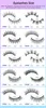 DHL JY Four pairs Eye Lashes Extension Makeup natural fake eyelash beautiful makeup reusable