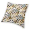 Kissen / dekorative Kissen KABLE MUSTERS Kissenbezug Sofa Home Decor Geometrische Amazig-Quadrat-Hülle 45x45cm dekorativ
