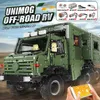 Der MOC Nomadismus RV-Wohnmobil-Modell-Bausteine ​​J907 Motor Off-Road-Auto-Ziegel-Versammlung Kinder Weihnachtsspielzeug Geburtstagsgeschenke