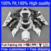 Injection Mold Fairings For SUZUKI GSX-R1000 GSXR1000 K2 00-02 Bodywork 24No.13 GSXR White West 1000 CC 1000CC 00 01 02 GSXR-1000 2000 2001 2002 Motorcycle OEM Bodys