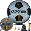 Blowing riflettente Night Soccer Ball Accensione con la fotocamera Flash Glow in the Dark Olographic Soccers Balls3984561