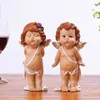 European Resin Crafts Little Angel Wedding Supplies TV Cabinet Decoration God Cupid Gift 210804