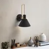 Muurlampen moderne led verlichtingsarmaturen bedkamerslagerskamers mode ijzerwandlamp creatieve eetkeuken SCONCE Noordse lamp