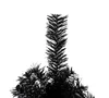 Kerstdecoratie 6ft 1600 takken PVC kerstboom zwart