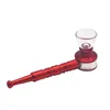 Metal vidro mão mini tubo barato bongs água heady pyrex colher tigela de petróleo de petróleo DAB Burner 13 R2