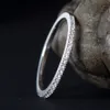 Kuololit 10K Solid Gold 100 Pierścienie moissanitowe dla kobiet 100 Ręczne ustawienie Laboratorium Diamonds Pierścienie zaręczynowe Bride Fine Jewelry T9195655