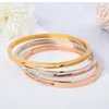 Korean Fashion Rose Gold Ladies armbanden vrouwen armband trendy meisjes ingelegde zirkoon roestvrijstalen armband luxe sieraden