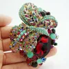 Floro farfalla vintage Multicolor Rhinestone Crystal Woman039s Pin8538803