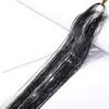 90cm długość Sparkle Shiny Hair Tinsel Rainbow Silk Hair Extensions Dazzles Women Hippie do plecionego nakrycia głowy