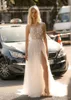 Gali Karten Beach Wedding Gowns Aラインジュエルレース分割ノースリーブブライダルドレスプラスサイズボヘミアローブデマリエドレス