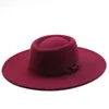 95 см шириной края простая черная плоская шляпа для шляпы Women Word Fedora Feed Shats с Bowknot Vintage Church Wedding Panama Cap 261M64636536784