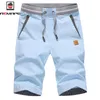 Aemape Brand Casual Shorts Men CottonLinn Mens Shorts Est Sommar Mode Bermuda Beach Plus Storlek Joggers 210713