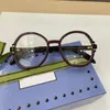 Lunettes optiques pour hommes et femmes, Style rétro 1069, plaque de lentille anti-lumière bleue, cadre rond complet avec boîte 5741663