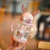 Baby Water Bottle 350ml Kids Children Cartoon Animal Drinking Products Feeding Drinkbeker School With Shoulder Strap