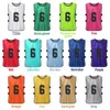 6/12 stks Volwassenen Voetbal Pinnies Sneldrogend Voetbal Team Jerseys Basketbal Training Genummerde Bibs Practice Sports Vest