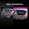 Bil DVD-radiosspelare för Hyundai I10 LHD 2013-2016 med WiFi USB Support Mirror Link OBD2 AUX 9 tum Android 10 Head Unit GPS