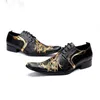 Black Business Leather Shoes Men Designer's Men Dress Shoes Leather Lace-up Formal Party and Wedding Chaussures Hommes