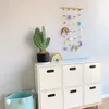 Weefsels Rainbow Kinderen Haarspelden Haren Accessoires Wall-Hanging Decoratief Nordic Style Photo Organizer Rack YL558