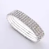 stili multipli braccialetti di lucentezza elasticizzata di cristallo di moda per le donne, coppia, fidanzata, braccialetti, regali nuziali di nozze 2021