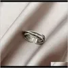 Cluster Ringen Sieraden Drop Levering 2021 Hip Hop Roman Mens Mode Persoonlijkheid Koreaanse Design Index Vinger Ring Dames Orba0