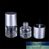 5PCS 5 ml / 8ml / 10ml / 15ml Tom klar glas nagellackflaska med lockborste vidhäftningspromotor Limbehållare Nagelkonstflaskor Fabrikspris Expert Designkvalitet