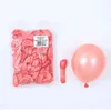 110pcs rosa ballong båge krans kit vitguld konfetti latex ballonger valentines dag bröllop födelsedagsfest dekoration 211216