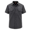 Rocznica Sprzedaż Koszula męska Przycisk mody Down Koszule z Pocket Outdoor Szybka Sucha Koszula Casual Męskie Koszulki Fishnet 210527