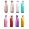 Mugs 500ml Cola Shape Thermos Reusable Tumblers Stainless Steel Cups Vacuum Insulated Double Wall Water Bottle Thermal Sublimation ZL0386