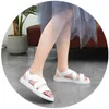 샌들 PVC 신발 여성 여름 CASAUL 2023 흰색 젤리를위한 플라스틱 로마 플랫폼