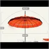 Elegancki pół koronkowy parasol fantazyjny słoneczny i deszczowy pagoda parasol 11 kolorów dostępnych HHDCT v3U685152202