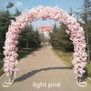 Wedding Flower Arch Wall Layout Mall Opening Arches Set Event Decoration Supplies Arch Shelf Cherry Blossoms Decorative Flowers307y