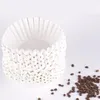 500 stks 25 cm vellen commerciële koffiefilter papieren mand koffie filters papier 72xf 210712